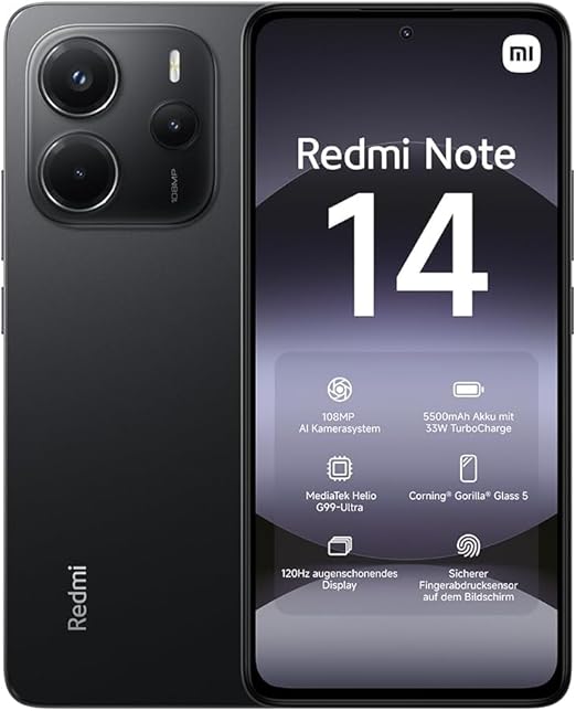 موبايل redmi note 14 ram8-256g