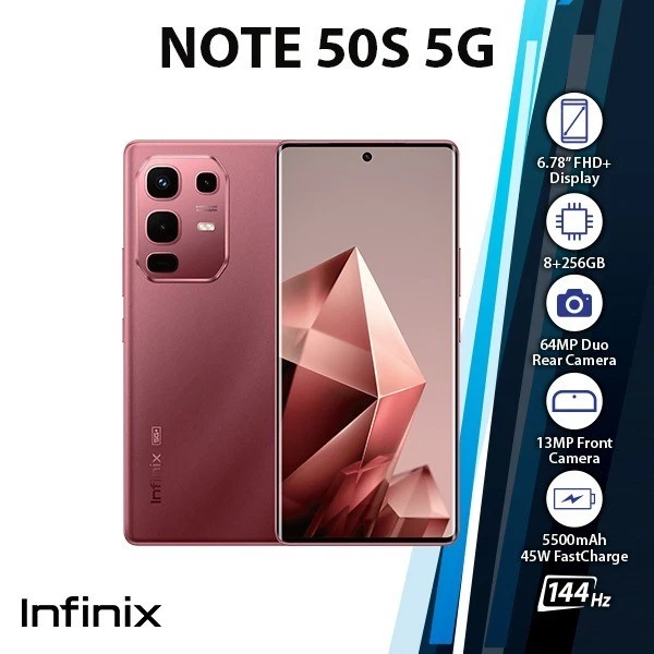 موبايل انفنكس not 50s ram8- 256G